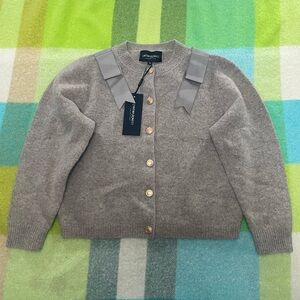 NWT Cynthia Rowley Collection Camel Wool Cardigan Sweater Women’s